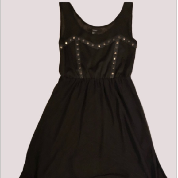 Black Asymmetrical Party Dress - Picture 1 of 4
